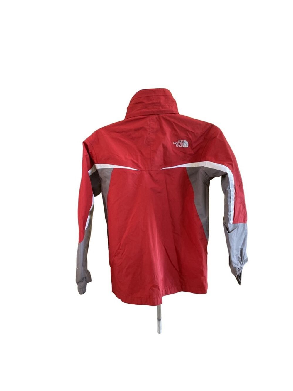 Boy's The North Face Jacket XL Red Gray - Picture 3 of 4